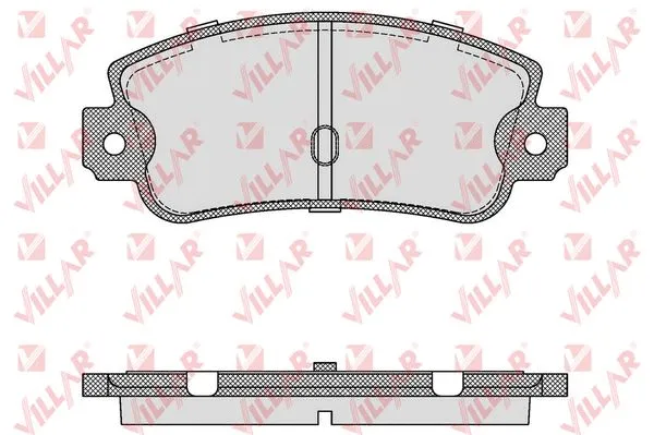 Brake Pad Set, disc brake (626.0106)