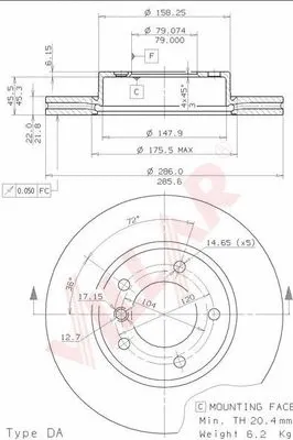 Brake Disc (628.0197)