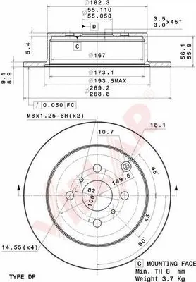 Brake Disc (628.2140)