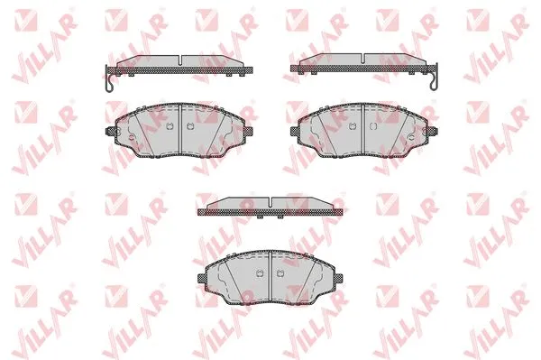 Brake Pad Set, disc brake (626.1846)