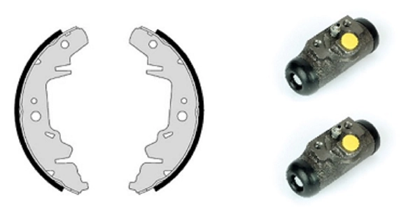 Brake Shoe Set (608.8192)