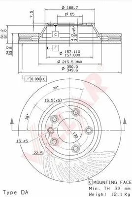 Brake Disc (628.2188)