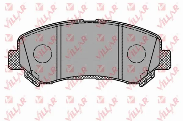 Brake Pad Set, disc brake (626.1314)