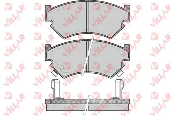 Brake Pad Set, disc brake (626.0521)