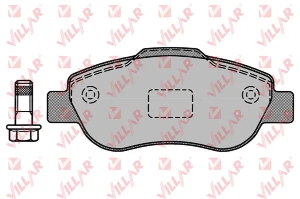 Brake Pad Set, disc brake (626.1240)