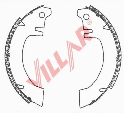 Brake Shoe Set (629.0575)
