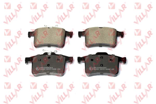 Brake Pad Set, disc brake (626.2085)
