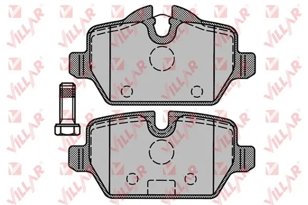 Brake Pad Set, disc brake (626.1249)