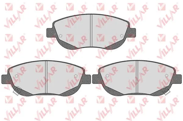 Brake Pad Set, disc brake (626.1566)