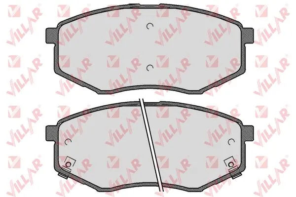 Brake Pad Set, disc brake (626.1757)