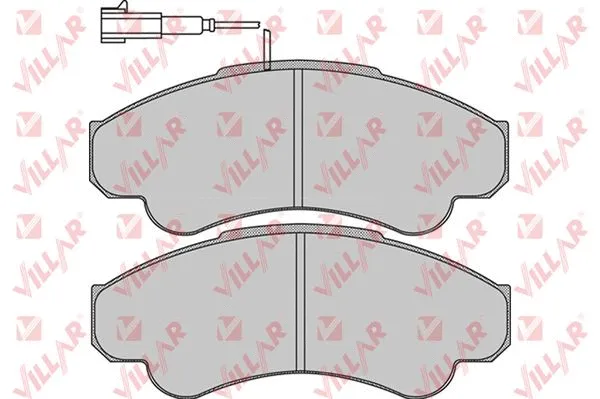 Brake Pad Set, disc brake (626.0967)