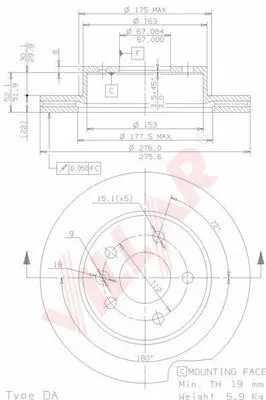 Brake Disc (628.0441)