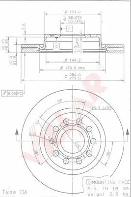 Brake Disc (628.1795)