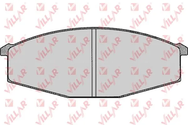 Brake Pad Set, disc brake (626.0289)