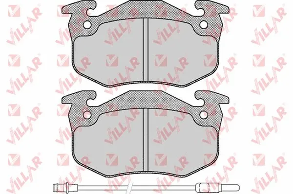 Brake Pad Set, disc brake (626.0230)