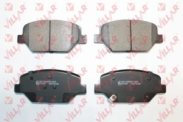Brake Pad Set, disc brake (626.2108)
