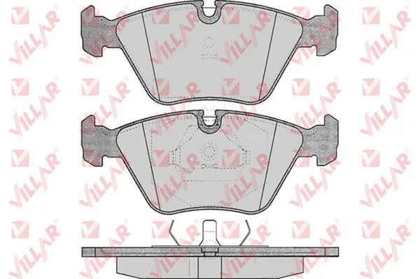 Brake Pad Set, disc brake (626.0417)