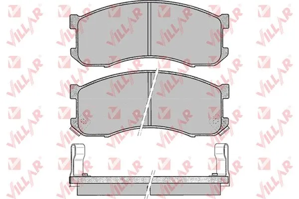 Brake Pad Set, disc brake (626.0041)