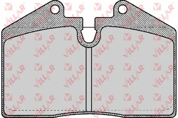Brake Pad Set, disc brake (626.0397)