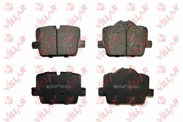 Brake Pad Set, disc brake (626.2159)