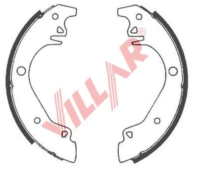 Brake Shoe Set (629.0601)