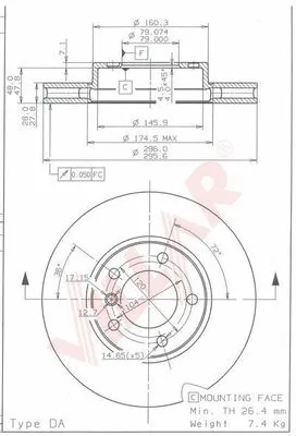 Brake Disc (628.2000)