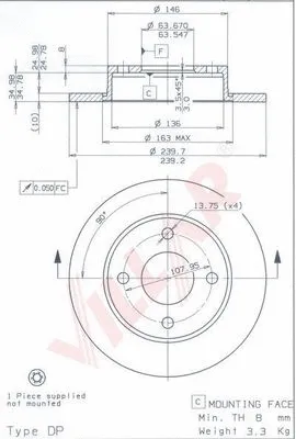 Brake Disc (628.2124)