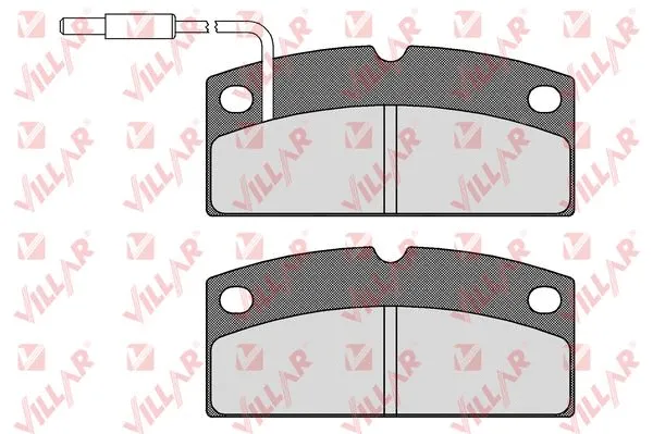 Brake Pad Set, disc brake (626.1649)