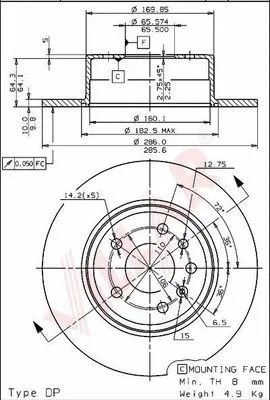 Brake Disc (628.1025)