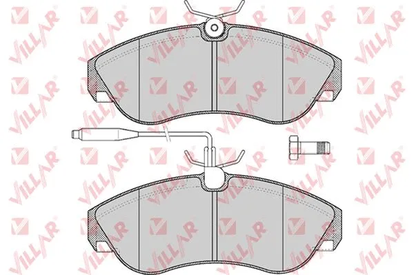 Brake Pad Set, disc brake (626.0494)