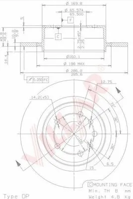 Brake Disc (628.1933)