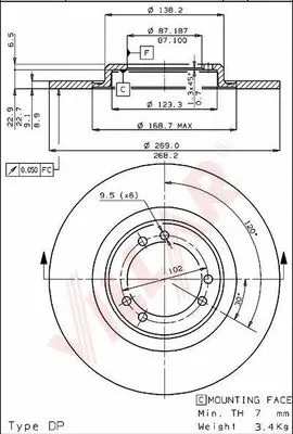 Brake Disc (628.1383)