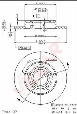 Brake Disc (628.1697)