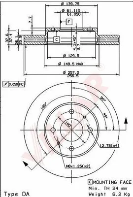 Brake Disc (628.1028)