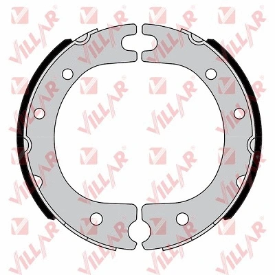 Brake Shoe Set, parking brake (629.0844)