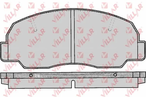 Brake Pad Set, disc brake (626.0314)