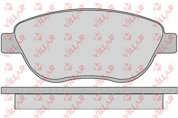 Brake Pad Set, disc brake (626.0807)