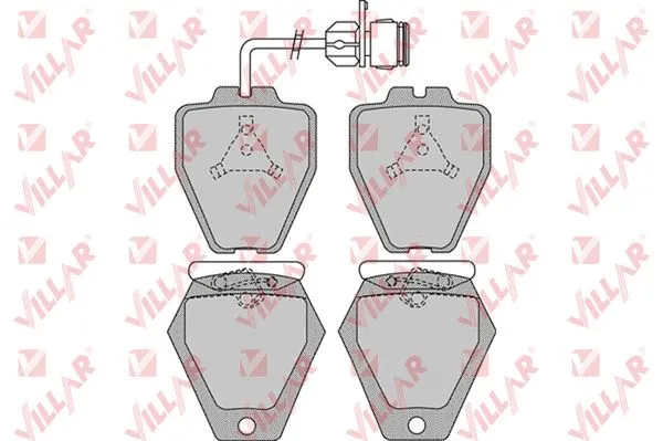 Brake Pad Set, disc brake (626.0981)