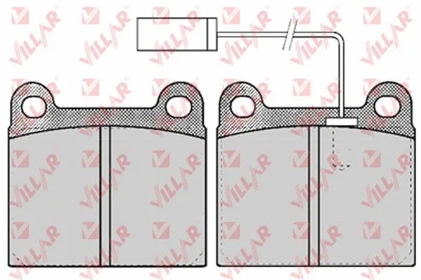 Brake Pad Set, disc brake (626.0562)