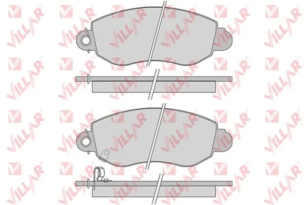 Brake Pad Set, disc brake (626.0775)