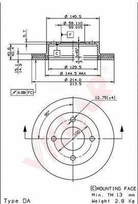 Brake Disc (628.1295)