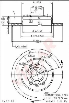 Brake Disc (628.1220)