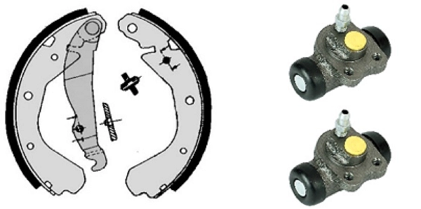 Brake Shoe Set (608.8043)
