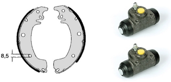 Brake Shoe Set (608.7939)