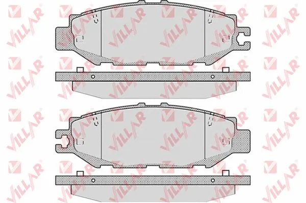 Brake Pad Set, disc brake (626.0939)