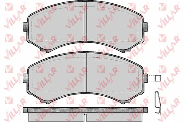 Brake Pad Set, disc brake (626.0569)