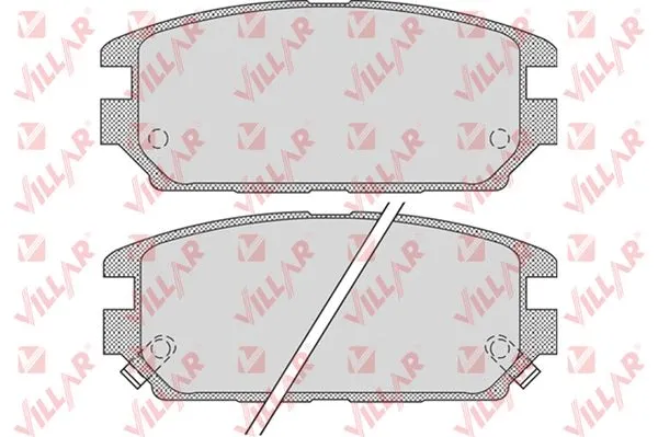 Brake Pad Set, disc brake (626.1016)