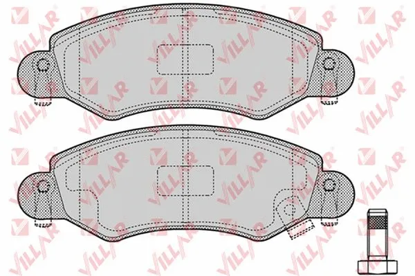 Brake Pad Set, disc brake (626.0777)