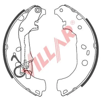 Brake Shoe Set (629.0873)