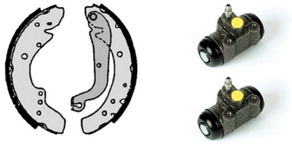 Brake Shoe Set (608.7901)
